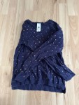 Vorschaubild 6 von Pullover Kinder Gr. 140 Blau Sterne Glitzer Baumwolle Strickpulli