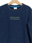 Vorschaubild 3 von Sweatshirt Kinder Blau Gr. 134 Baumwolle Polyester Schriftzug Casual