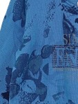 Vorschaubild 2 von Damen Pullover Gr. 44 XXL Blau Blumenmuster Strass Schriftzug Casual