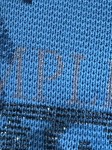 Vorschaubild 4 von Damen Pullover Gr. 44 XXL Blau Blumenmuster Strass Schriftzug Casual