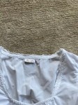 Vorschaubild 4 von Damen Trachtenbluse Weiß Gr. 38/M Kurzarm Dirndlbluse Spitze Raffung