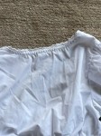 Vorschaubild 5 von Damen Trachtenbluse Weiß Gr. 38/M Kurzarm Dirndlbluse Spitze Raffung