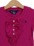 Vorschaubild 3 von Langarmshirt Kinder Gr. 92 Pink Baumwolle Uni Feminin Freizeit Logo