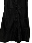 Vorschaubild 4 von Damen Nachthemd Negligee Gr. 36 Schwarz Elegant Spitze Knopfleiste