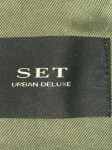Vorschaubild 8 von Outdoorjacke Damen Gr. 40/L Oliv Baumwolle Elasthan Uni Langarm Freizeit