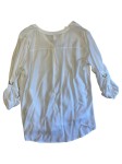 Vorschaubild 8 von Damen Bluse Gr. 44/XXL Weiß Viskose Tunika Shirtbluse 3/4 Arm Casual