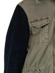 Vorschaubild 4 von Damen Parka Winterjacke Gr. 36 S Oliv Schwarz Fellkapuze