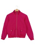Vorschaubild 1 von Bomberjacke Kinder Pink Gr. 146 Baumwolle Uni Casual Freizeit