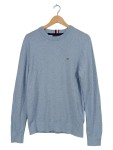 Vorschaubild 1 von Pullover Herren Gr. 46/S Blau Baumwolle Strukturmuster Casual