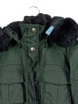 Vorschaubild 2 von Damen Parka Jacke Winterjacke Mantel Kapuze Fell Oliv Gr. 36/S