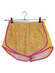 Vorschaubild 1 von Sportshorts Damen Gelb Gr. 38/M Polyester Abstrakt Sportlich Logo 36 cm L24