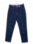 Vorschaubild 1 von Mom Jeans Damen Gr. 40/L Blau Baumwolle High Waist