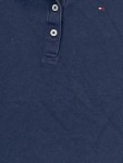 Vorschaubild 3 von Poloshirt Damen Blau Gr. 34/XS Baumwolle Uni Casual Kurzarm Knopf