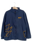 Vorschaubild 1 von Fleecejacke Kinder Blau Gr. 140 Polyester Logo-Print Outdoor