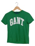 Vorschaubild 1 von T-Shirt Damen Grün Gr. M Logo Print Baumwolle Casual