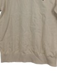 Vorschaubild 5 von Pullover Herren V-Ausschnitt Gr. M Beige Baumwolle Basic Logo