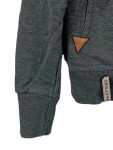 Vorschaubild 8 von Kapuzenpullover Hoodie Damen Gr. M Grau Meliert Casual Baumwolle
