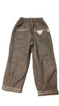 Vorschaubild 2 von Kinder Hose Winterhose Gr. 110 Grau Teddy Bär Applikation Warm