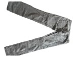 Vorschaubild 2 von Stoffhose Damen Gr. W28/36/S Grau Baumwolle Uni Casual Freizeit Logo L33