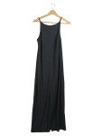 Vorschaubild 1 von Abendkleid Damen Gr. 40/L Schwarz Polyester Uni Elegant Ärmellos