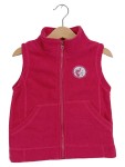Vorschaubild 1 von Leichte Weste Kinder Gr. 92 Pink Polyester Uni Casual Ärmellos Freizeit