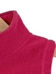 Vorschaubild 2 von Leichte Weste Kinder Gr. 92 Pink Polyester Uni Casual Ärmellos Freizeit