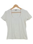 Vorschaubild 1 von 1.2.3 Paris Damen T-Shirt Gr. 40-42/XL Weiß Polyamid Basic