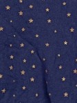 Vorschaubild 5 von Pullover Kinder Gr. 140 Blau Sterne Glitzer Baumwolle Strickpulli
