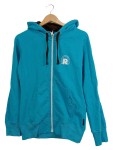 Vorschaubild 1 von MERCHANDISEmich Hoodie Kapuzenpullover Türkis Gr. S Rennsteig Baumwolle