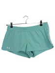 Vorschaubild 1 von Sportshorts Damen Türkis Gr. 40/L Polyester Uni Sportlich Logo