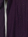 Vorschaubild 7 von Damen Langarmshirt Gr. 34/XS Lila Strass Mesh Viskose Elegant Party