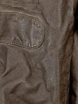 Vorschaubild 6 von Damen Kunstlederjacke Kapuze Jacke Biker Casual Braun Gr. 34