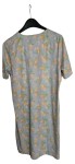 Vorschaubild 2 von Nachthemd Damen Gr. 36/S Blau Zitronen Orangen Muster Kurzarm