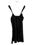 Vorschaubild 2 von Damen Nachthemd Negligee Gr. 36 Schwarz Elegant Spitze Knopfleiste