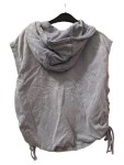 Vorschaubild 2 von Leichte Weste Damen Blau Gr. 38/M Baumwolle Uni Casual Ärmellos