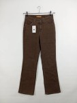 Vorschaubild 2 von Bootcut Jeans Damen Braun Gr. W28/36/S Baumwolle Uni Klassisch Alltag L32