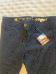 Vorschaubild 6 von Damen Stoffhose Paisley Baumwolle Stretch Blau Gr. W30/38/M