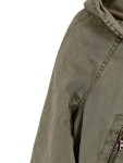 Vorschaubild 5 von Damen Parka Gr. 40 Oliv Stickerei Vogel Baumwolle Kapuze Jacke