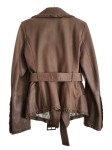 Vorschaubild 2 von COLLECTION Lederjacke Damen Braun Echt Leder Nieten Gr. 38 M