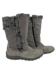 Vorschaubild 1 von Schneestiefel Kinder Gr. 30 Grau Wildleder Textil Reißverschluss Outdoor