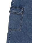 Vorschaubild 3 von Cargohose Kinder Blau Gr. 122 Baumwolle Casual Alltag