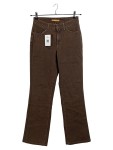 Vorschaubild 1 von Bootcut Jeans Damen Braun Gr. W28/36/S Baumwolle Uni Klassisch Alltag L32