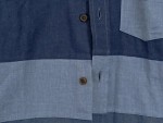 Vorschaubild 3 von Freizeithemd Kinder Gr. 128 Blau Baumwolle Gestreift Casual Langarm