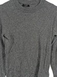 Vorschaubild 2 von Damen Pullover Wolle Kaschmir Meliert Rippstrick Grau M