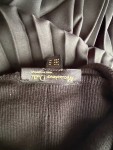 Vorschaubild 4 von Strickkleid Damen Maxi Elegant Business Rollkragen Schwarz 38/M