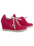 Vorschaubild 1 von Wedge Sneaker Damen Gr. 38 Pink Keilabsatz Turnschuhe