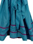 Vorschaubild 4 von Dirndl Trachtenkleid A-Linie Kariert Rüschen Stickerei Gr. 34 XS