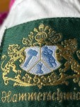 Vorschaubild 6 von Dirndl Trachtenkleid A-Linie Kariert Rüschen Stickerei Gr. 34 XS
