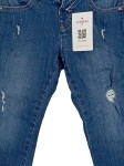 Vorschaubild 2 von Ripped Jeans Kinder Gr. 104 Blau Baumwolle Casual