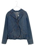Vorschaubild 1 von Damen Jeansjacke Blazer Gr. 42 Blau Stretch Denim Jacke